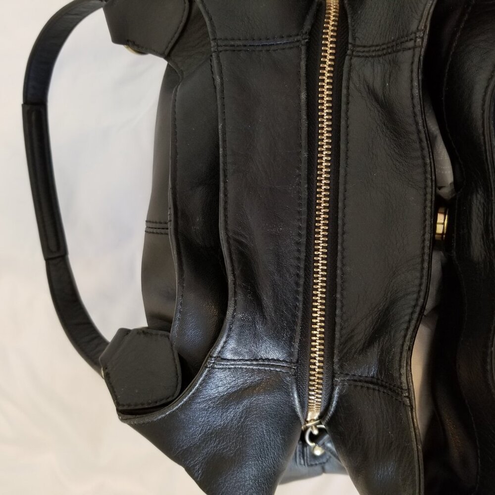 Authentic Coach Black Soft Leather Hobo Campbell Shoulder Bag Purse 2013 - Picture 5 of 13